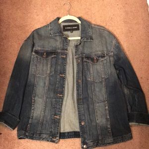 M/L Dark Denim Jacket from Express!